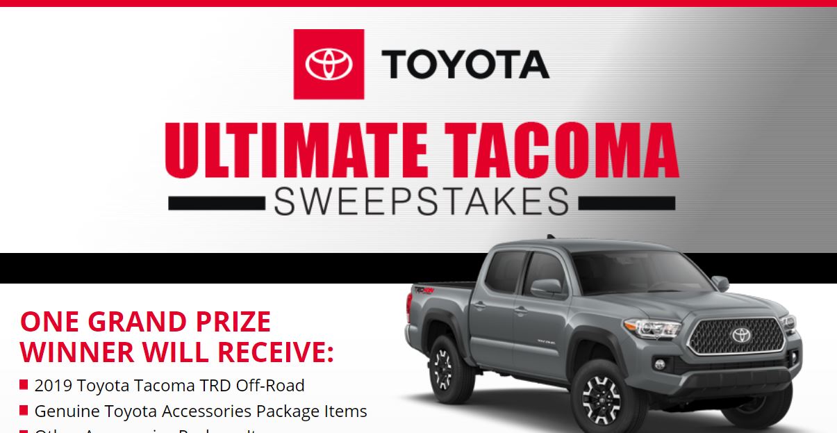 Bassmaster Ultimate Toyota Sweepstakes