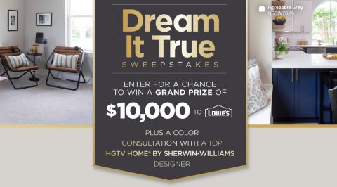 HGTV Dream It True 2022 Sweepstakes