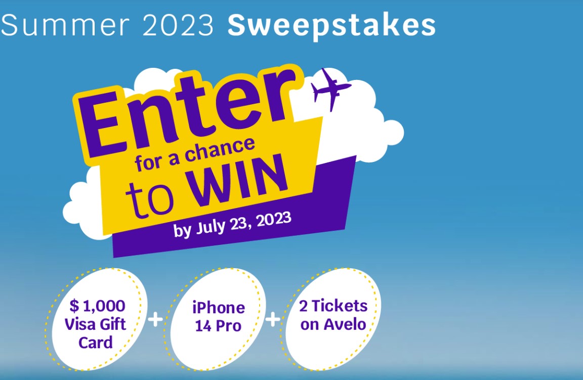 Avelo Air Summer Sweepstakes